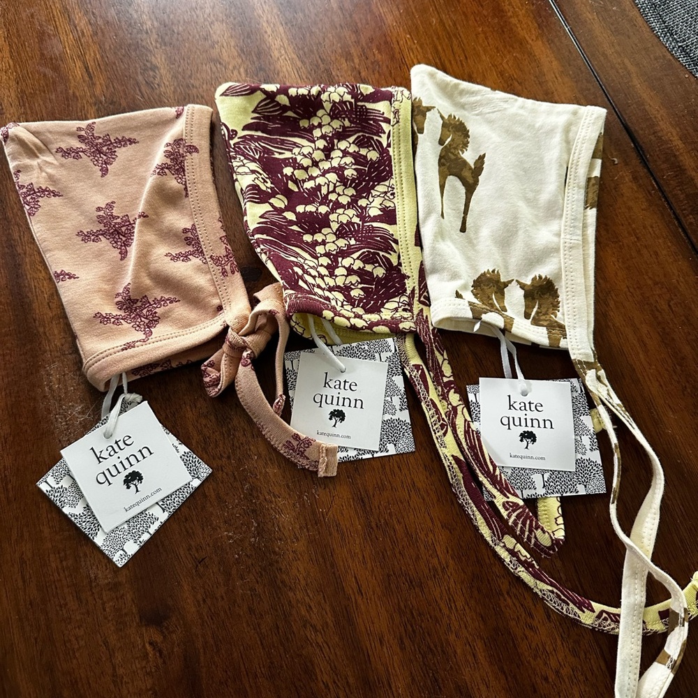 Kate Quinn Kids Face Mask Set - Pink, Burgundy, Cream